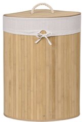 Bambuko skalbinių krepšelis, 60 L kaina ir informacija | Vonios kambario aksesuarai | pigu.lt