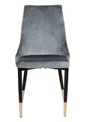 Бархатное кресло VERMONT Velvet, цвет графит цена и информация | Стулья для кухни и столовой | pigu.lt