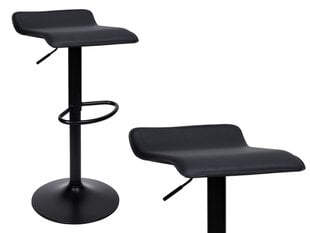 Барный стул KB-PORTI BLACK, черный цена и информация | Стулья для кухни и столовой | pigu.lt