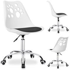 Вращающееся кресло FB-MORIS черно-белое цена и информация | Офисные кресла | pigu.lt