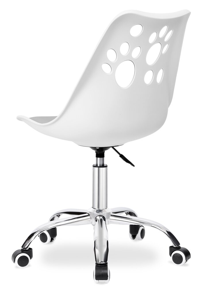 Grover pasukama kėdė, balta, pilka kaina ir informacija | Biuro kėdės | pigu.lt