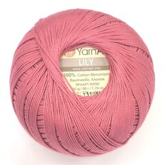 Mezgimo siūlai YarnArt Lily; spalva violetinė 0075 kaina ir informacija | Mezgimui | pigu.lt