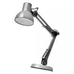 Настольная лампа Lucas E27, темно-серая цена и информация | Настольные светильники | pigu.lt