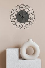Sieninis medinis laikrodis CUBEFLOWER, pilkas kaina ir informacija | Laikrodžiai | pigu.lt