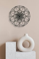 Sieninis medinis laikrodis ARABESQUE, pilkas kaina ir informacija | Laikrodžiai | pigu.lt