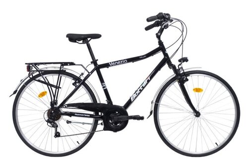 Гибридный велосипед Bottari Venezia 28", черный цена и информация | Велосипеды | pigu.lt