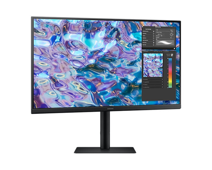 LCD Monitor|SAMSUNG|S61B|27"|Panel IPS|2560x1440|16:9|75hZ|5 ms|Swivel|Pivot|Height adjustable|Tilt|Colour Black|LS27B610EQUXEN kaina ir informacija | Monitoriai | pigu.lt