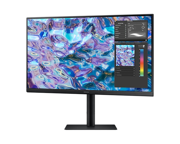 LCD Monitor|SAMSUNG|S61B|27"|Panel IPS|2560x1440|16:9|75hZ|5 ms|Swivel|Pivot|Height adjustable|Tilt|Colour Black|LS27B610EQUXEN kaina ir informacija | Monitoriai | pigu.lt