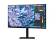 LCD Monitor|SAMSUNG|S61B|27"|Panel IPS|2560x1440|16:9|75hZ|5 ms|Swivel|Pivot|Height adjustable|Tilt|Colour Black|LS27B610EQUXEN цена и информация | Monitoriai | pigu.lt