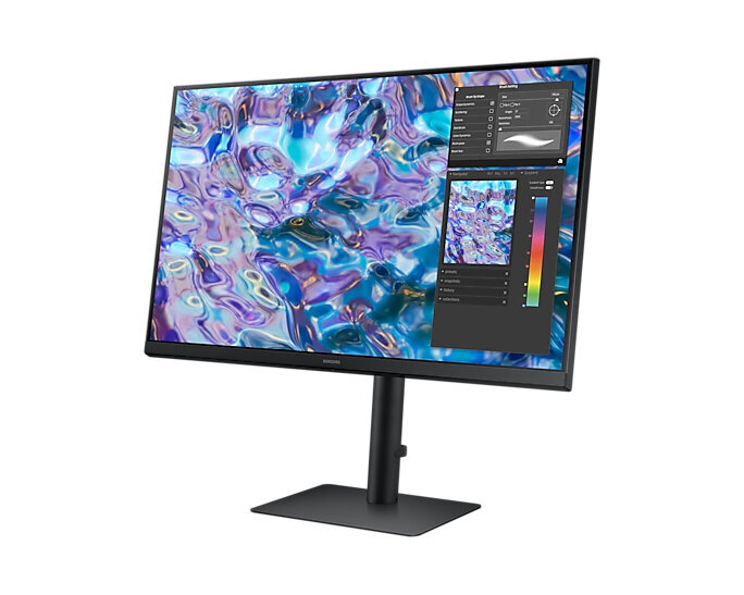 LCD Monitor|SAMSUNG|S61B|27"|Panel IPS|2560x1440|16:9|75hZ|5 ms|Swivel|Pivot|Height adjustable|Tilt|Colour Black|LS27B610EQUXEN цена и информация | Monitoriai | pigu.lt