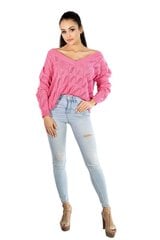 Розовый свитер цена и информация | Женские толстовки | pigu.lt