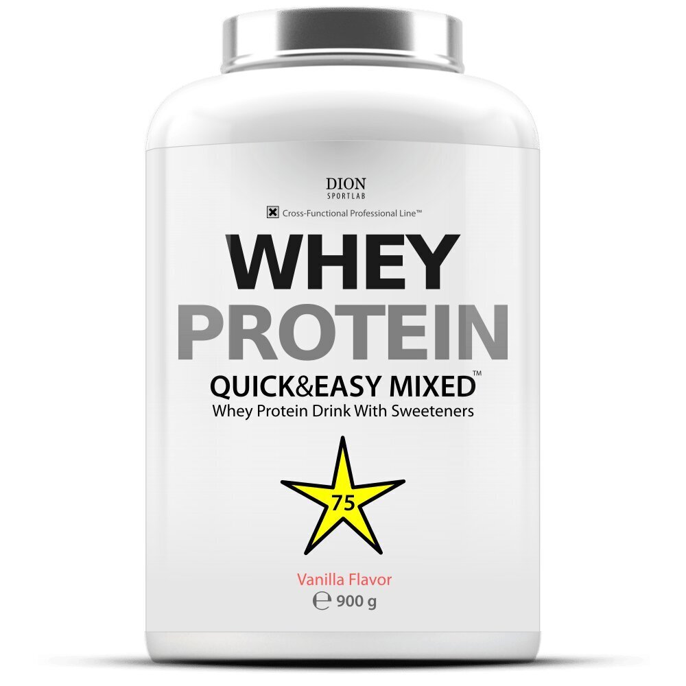 DION SPORTLAB Whey Protein - Vanilės sk. 900g kaina ir informacija | Baltymai | pigu.lt