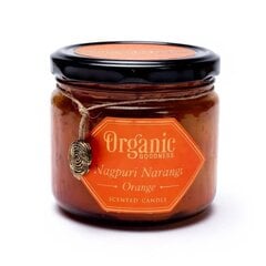 Organic Goodness Ароматическая соевая свеча Narangi, Время горения 55 час цена и информация | Подсвечники, свечи | pigu.lt
