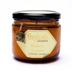 Organic Goodness Ароматическая соевая свеча Madurai Jasmine, Время горения 55 час цена и информация | Подсвечники, свечи | pigu.lt