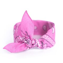 Skarelė-bandana moterims MSL13014ROZ, rožinė цена и информация | Шарф женский | pigu.lt