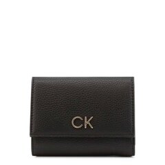 Piniginė moterims Calvin Klein K60K609492, juoda kaina ir informacija | Piniginės, kortelių dėklai moterims | pigu.lt