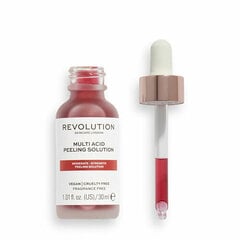 Veido šveitiklis Revolution Skincare AHA & BHA Mild Multi-Acid Peeling, 30 ml цена и информация | Средства для очищения лица | pigu.lt