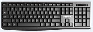 Клавиатура Activejet USB keyboard K-3803S цена и информация | Клавиатуры | pigu.lt