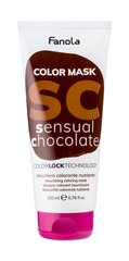 Окрашивающая маска для волос Цветная маска Fanola Чувственный шоколад, 200 мл цена и информация | Краска для волос | pigu.lt