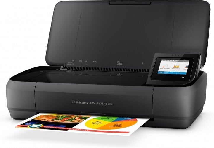 HP OfficeJet 250 Mobile A4, Wifi, Color, All in One kaina ir informacija | Spausdintuvai | pigu.lt