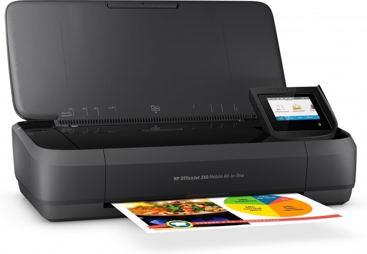 HP OfficeJet 250 Mobile A4, Wifi, Color, All in One kaina ir informacija | Spausdintuvai | pigu.lt