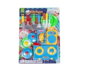 Žaislinių virtuvės reikmenų rinkinys kaina ir informacija | Žaislai mergaitėms | pigu.lt