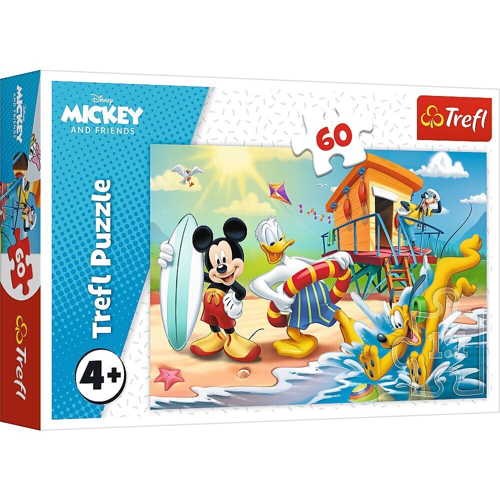 Dėlionė Trefl Peliukas Mikis (Mickey Mouse), 60 d. kaina ir informacija | Dėlionės (puzzle) | pigu.lt