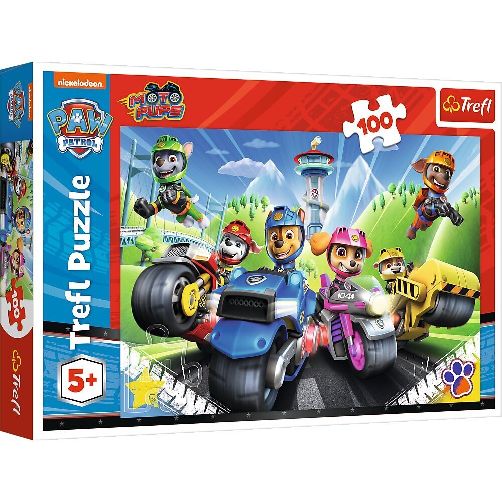 Dėlionė Trefl Paw Patrol (Šunyčiai Patruliai), 100 d. цена и информация | Dėlionės (puzzle) | pigu.lt