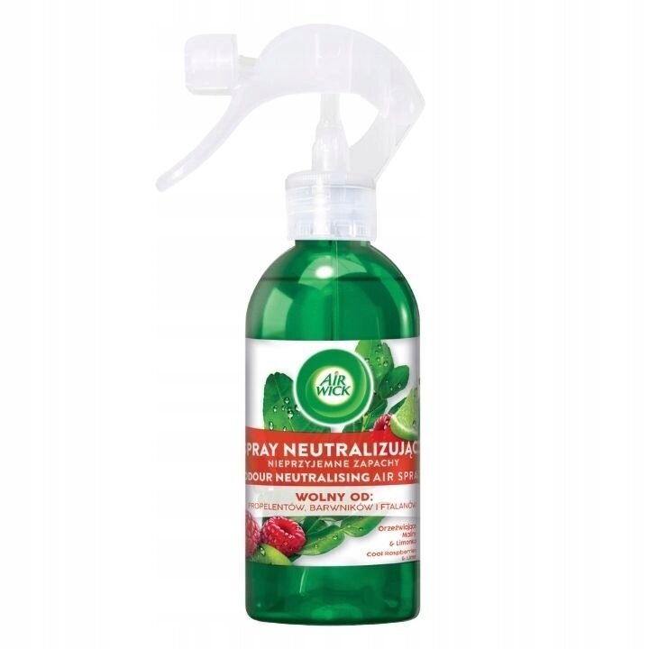 Purškalas neutralizuojantis nemalonius kvapus Air Wick Raspberry & Lime, 237 ml kaina ir informacija | Namų kvapai | pigu.lt