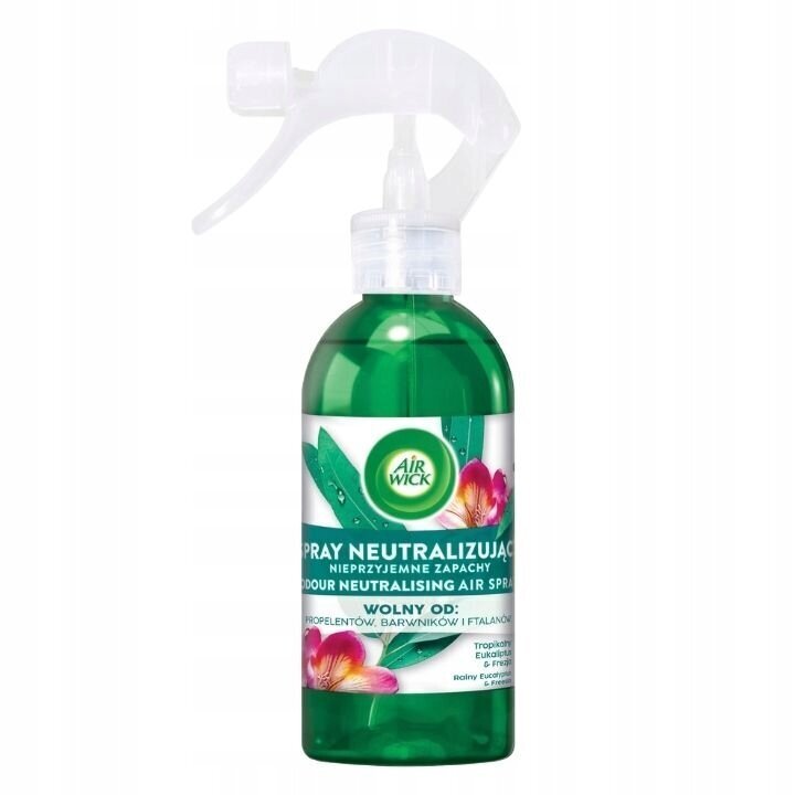 Air Wick purškiklis neutralizuojantis nemalonius kvapus Spray Tropical Eucalyptus & Fresia, 237 ml цена и информация | Oro gaivikliai | pigu.lt