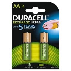 Батарейки Duracell Precharged HR6 2400MAH Blister, 2 шт цена и информация | Батарейки | pigu.lt