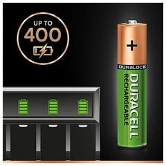 Duracell Rechargeable Accu Stay Charged 800mAh HR03 AAA (LR03), 4 шт. цена и информация | Батарейки | pigu.lt