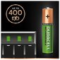 Duracell Rechargeable Accu Stay Charged 800mAh HR03 AAA (LR03), 4 vnt. цена и информация | Elementai | pigu.lt