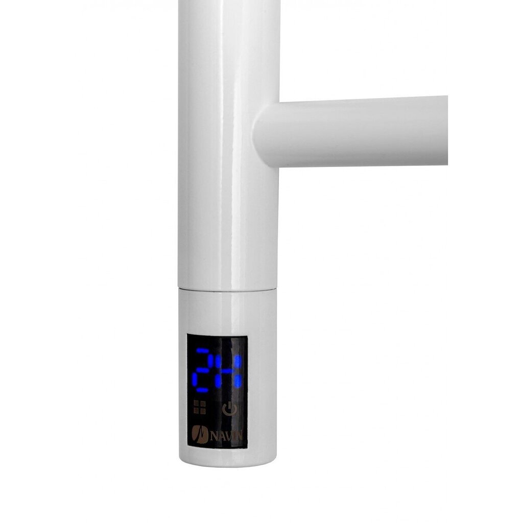 Elektrinis rankšluosčių džiovintuvas Navin Bliuz 480*1200 Sensor su laikmačiu kairė, baltas, 12-006133-4812 kaina ir informacija | Gyvatukai, vonios radiatoriai | pigu.lt