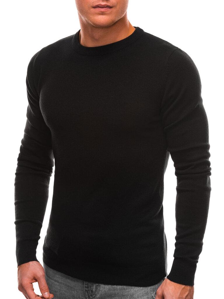 Vyriškas megztinis Edoti E199, juodas kaina ir informacija | Megztiniai vyrams | pigu.lt
