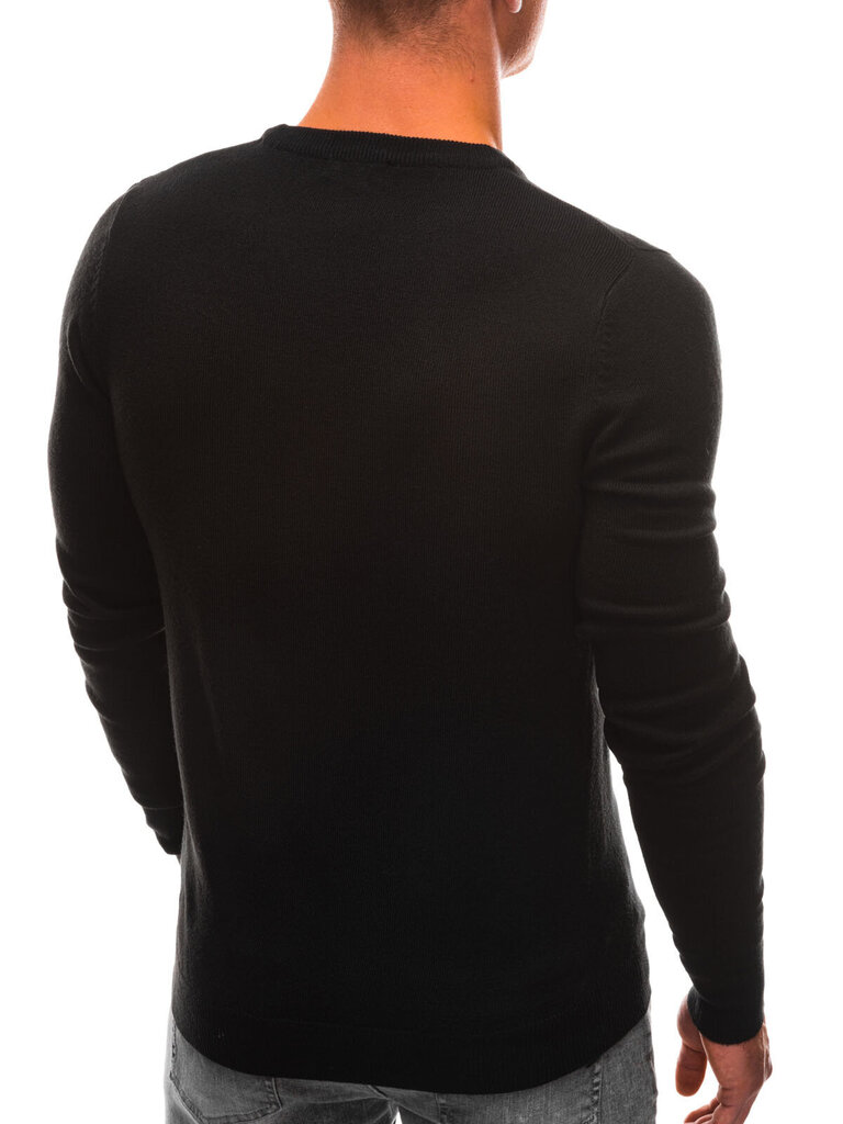 Vyriškas megztinis Edoti E199, juodas цена и информация | Megztiniai vyrams | pigu.lt