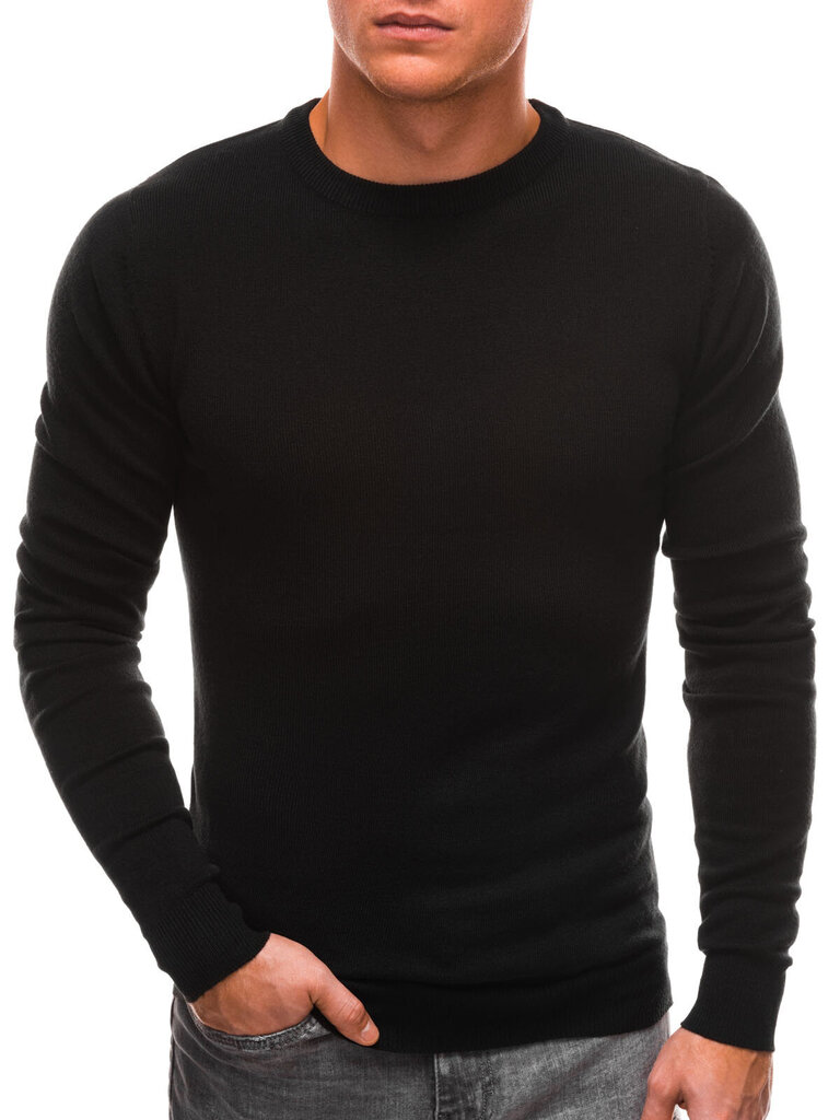 Vyriškas megztinis Edoti E199, juodas kaina ir informacija | Megztiniai vyrams | pigu.lt