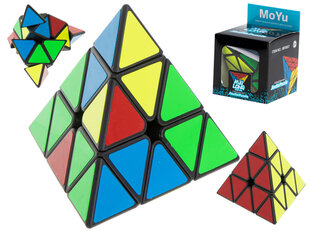 Dėlionė Pyraminx Black MoYu kaina ir informacija | Lavinamieji žaislai | pigu.lt