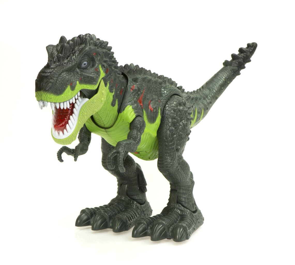 Elektroninis T-rex dinozauras vaikštantis, žalias kaina ir informacija | Žaislai berniukams | pigu.lt