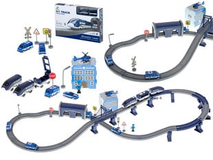 Elektrinis traukinys su trasa, 92 elementai ~ 300cm kaina ir informacija | Elektromobiliai vaikams | pigu.lt