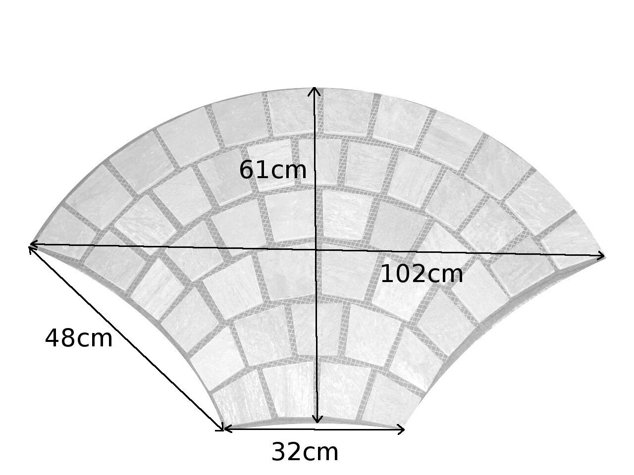 Plytelės sienoms Kreta 18x35 cm цена и информация | Plytelės sienoms | pigu.lt