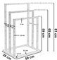 Rankšluosčių stovas Laos, bambukinis, 3 pakopų kaina ir informacija | Vonios kambario aksesuarai | pigu.lt