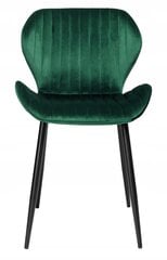 Бархатное кресло DALLAS Velvet, темно-зеленое цена и информация | Стулья для кухни и столовой | pigu.lt