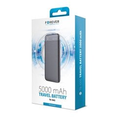 Forever power bank TB-100S 5000 mAh white цена и информация | Зарядные устройства Power bank | pigu.lt