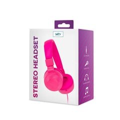 Setty wired headphones pink цена и информация | Теплая повязка на уши, черная | pigu.lt