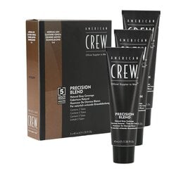 Краска для волос AMERICAN CREW BLEND MEDIUM ASH для мужчин (5-6) 3 * 40 мл цена и информация | Краска для волос | pigu.lt