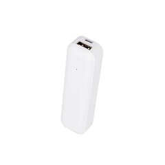 Setty power bank 2600 mAh mini white цена и информация | Зарядные устройства Power bank | pigu.lt