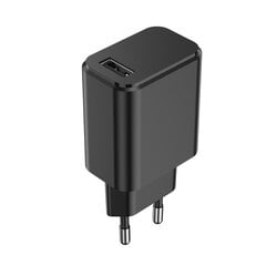Setty charger 1x USB 3A black + microUSB cable 1,0 m цена и информация | Зарядные устройства для телефонов | pigu.lt