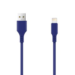 Кабель Setty USB - Lightning, 1.0 м 2А, синий цена и информация | Кабели для телефонов | pigu.lt