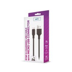 Setty, USB - microUSB, 1 m kaina ir informacija | Laidai telefonams | pigu.lt